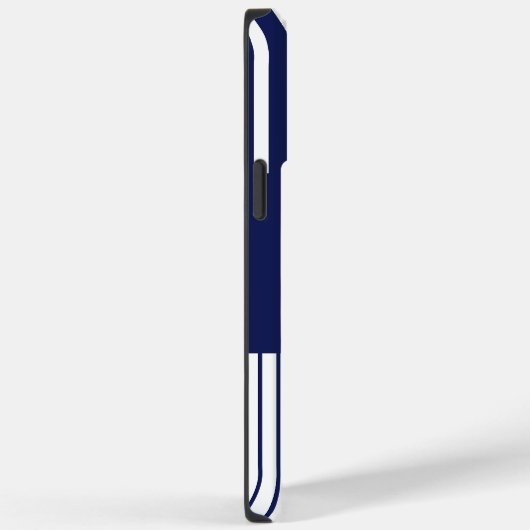 Kleurenstrepen voor Pop - blauw en wit Case-Mate iPhone Case (Achterkant / Rechts)