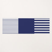 Kleurenstrepen voor Pop - blauw en wit Yogamat (Voorkant (horizontaal))