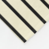 Kleurenstrepen voor Pop - Rood en crème Fleece Deken (Hoek)