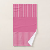 Kleurenstrepen voor Pop - Roze Bad Handdoek (Handdoek)