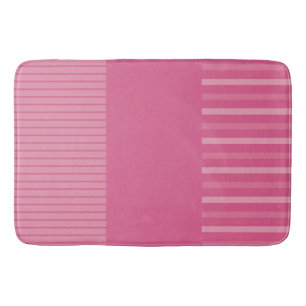 Kleurenstrepen voor Pop - Roze Badmat