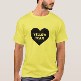 Kleurenstrijd Geel Team T-shirt