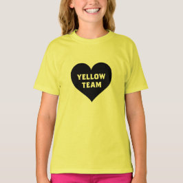 Kleurenstrijd Geel Team T-shirt