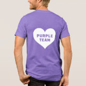 Kleurenstrijd Paars Team Shirt (Achterkant)