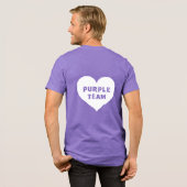 Kleurenstrijd Paars Team Shirt (Voorkant)