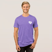 Kleurenstrijd Paars Team Shirt (Voorkant volledig)
