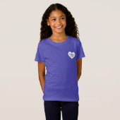 Kleurenstrijd Paars Team T-shirt (Voorkant volledig)