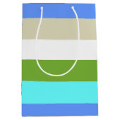 Kleurenstrips voor het strand van Sint Maarten Medium Cadeauzakje (Voorkant)