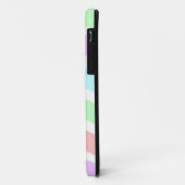 Kleurenstrips voor meisjes, monogram. Case-Mate iPhone case (Achterkant/links)