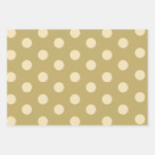 Kleurenstroken, stippen, minimale florale patronen inpakpapier vel (Voorkant 2)