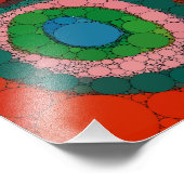 Kleurenstudie, Infinity Stippen van Wassily Kandin Foto Afdruk (Hoek)