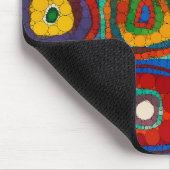 Kleurenstudie, Infinity Stippen van Wassily Kandin Muismat (Hoek)