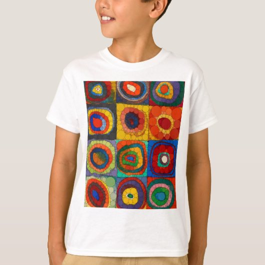 Kleurenstudie, Infinity Stippen van Wassily Kandin T-shirt (Voorkant)