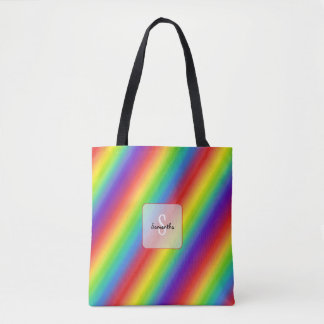 Kleurentas Regenboogtas Tote Bag