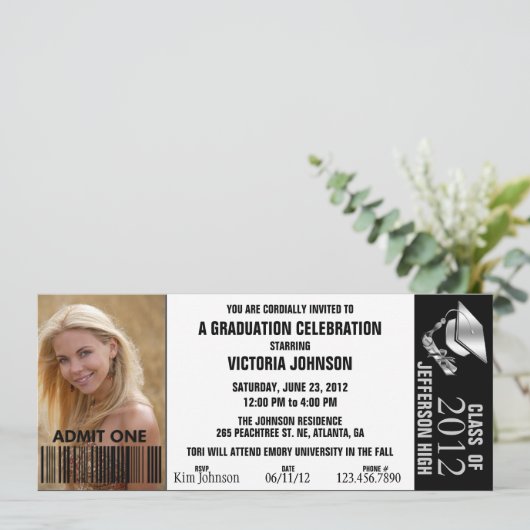 kleurentemet voor Afstuderen Kaart (Staand voorkant)