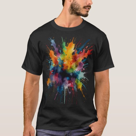 kleurenterugkaatsing t-shirt (Voorkant)