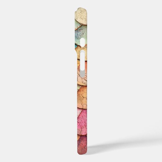 Kleurentextuur iPhone Case (Achterkant / Links)