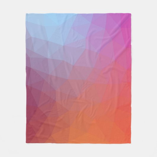 kleurenthema mozaïek abstracte achtergrond abstrac fleece deken (Voorkant)