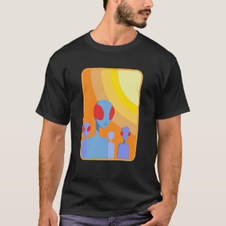 Kleurentheorie Buitenaardse Wezens T-shirt