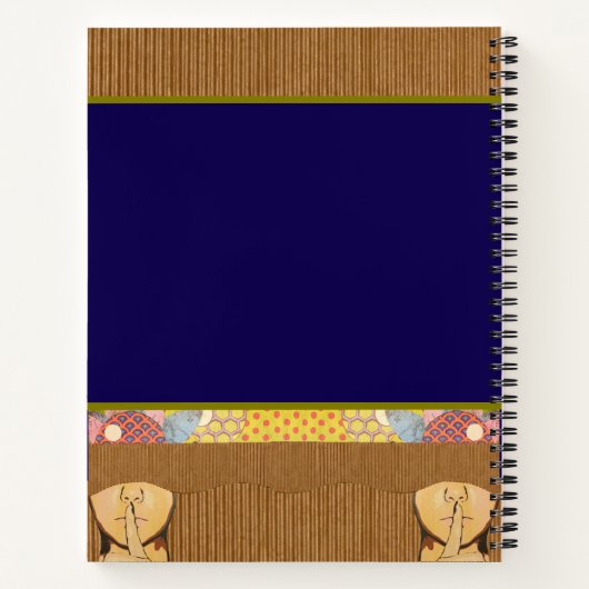 Kleurentheorie & Collage Spiral Notitieboek (Achterkant)