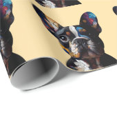 Kleurentheorie Frenchie Cadeaupapier (Rol Hoek)