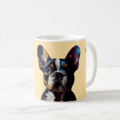 Kleurentheorie Frenchie Koffiemok (Voorkant rechts)