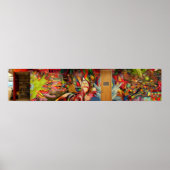 Kleurentherapie Art Wall @ Zazzle Poster (Voorkant)