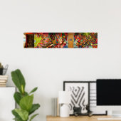 Kleurentherapie Muurschildering @ Zazzle Poster (Thuiskantoor)