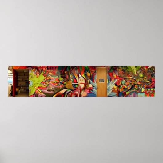 Kleurentherapie Muurschildering @ Zazzle Poster (Voorkant)