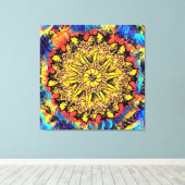 Kleurentherapie Uitgerekte Canvasdruk Canvas Afdruk (Insitu (Houten vloer))