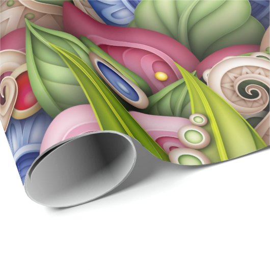 Kleurentuin Cadeaupapier (Rol Hoek)