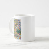 Kleurentuin decoratieve mok (Voorkant links)