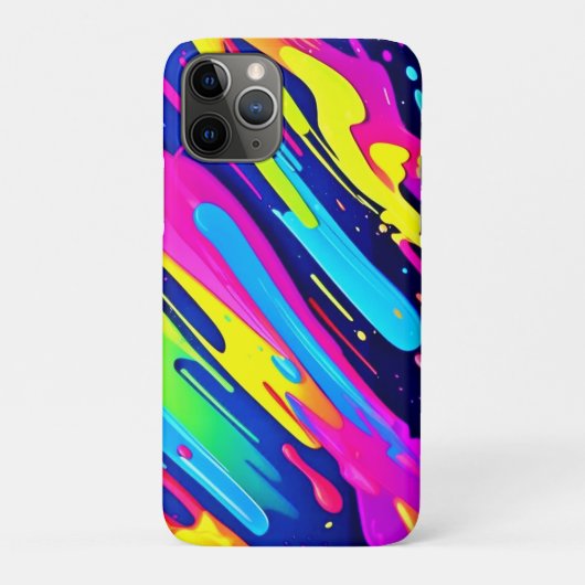 Kleurenuitbarsting: Abstracte stroom Case-Mate iPhone Case (Achterkant)