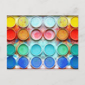 Kleurenvak voor vloerverf briefkaart (Voorkant)