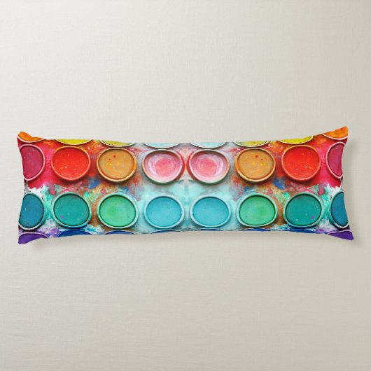 Kleurenvak voor vloerverf lichaamskussen (Achterkant)