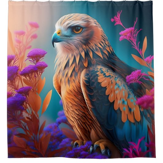 Kleurenvalk Douchegordijn (Voorkant)