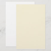 kleurenvanille briefpapier (Voorkant / Achterkant)