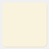 kleurenvanille vierkante sticker (Voorkant)