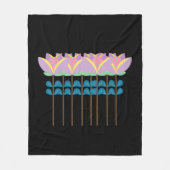 Kleurenventilator Fleece Deken (Voorkant)