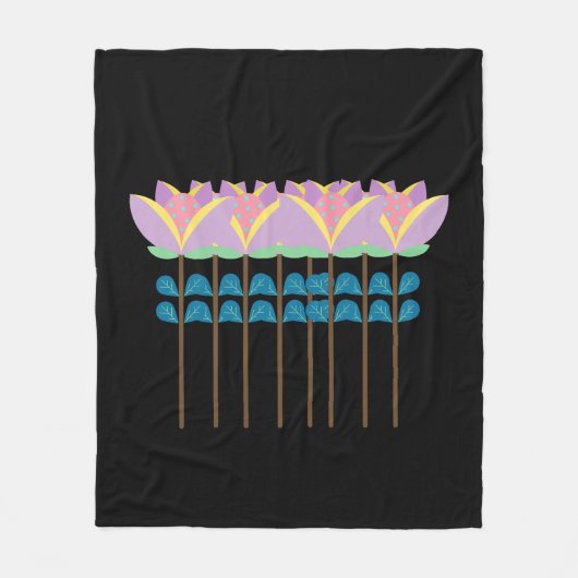 Kleurenventilator Fleece Deken (Voorkant)