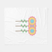 Kleurenventilator Fleece Deken (Voorkant (Horizontaal))