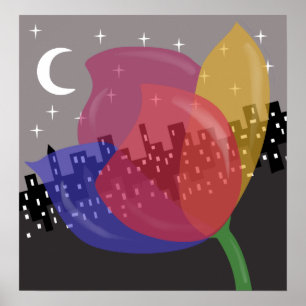 Kleurenventilator Poster