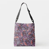 Kleurenventilator Roos Crossbody Tas (Achterkant)