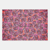 Kleurenventilator Roos Inpakpapier Vel (Voorkant 3)