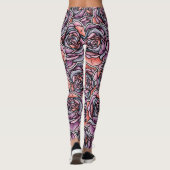 Kleurenventilator Roos Leggings (Achterkant)