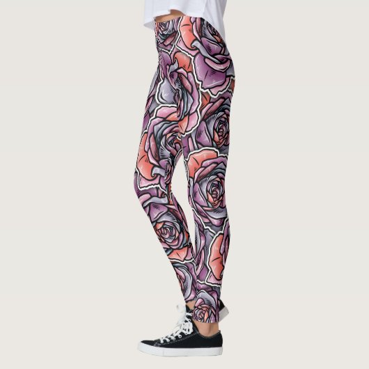 Kleurenventilator Roos Leggings (Links)