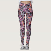 Kleurenventilator Roos Leggings (Voorkant)
