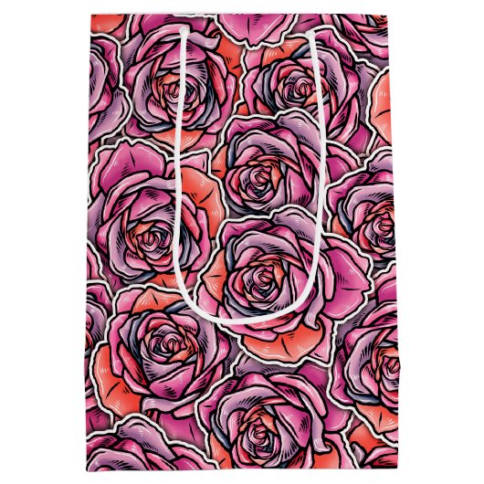 Kleurenventilator Roos Medium Cadeauzakje (Achterkant)