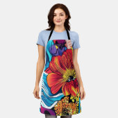 Kleurenventilator Schort (Gedragen)