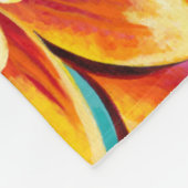 Kleurenverbranding II Fleece Deken (Hoek)